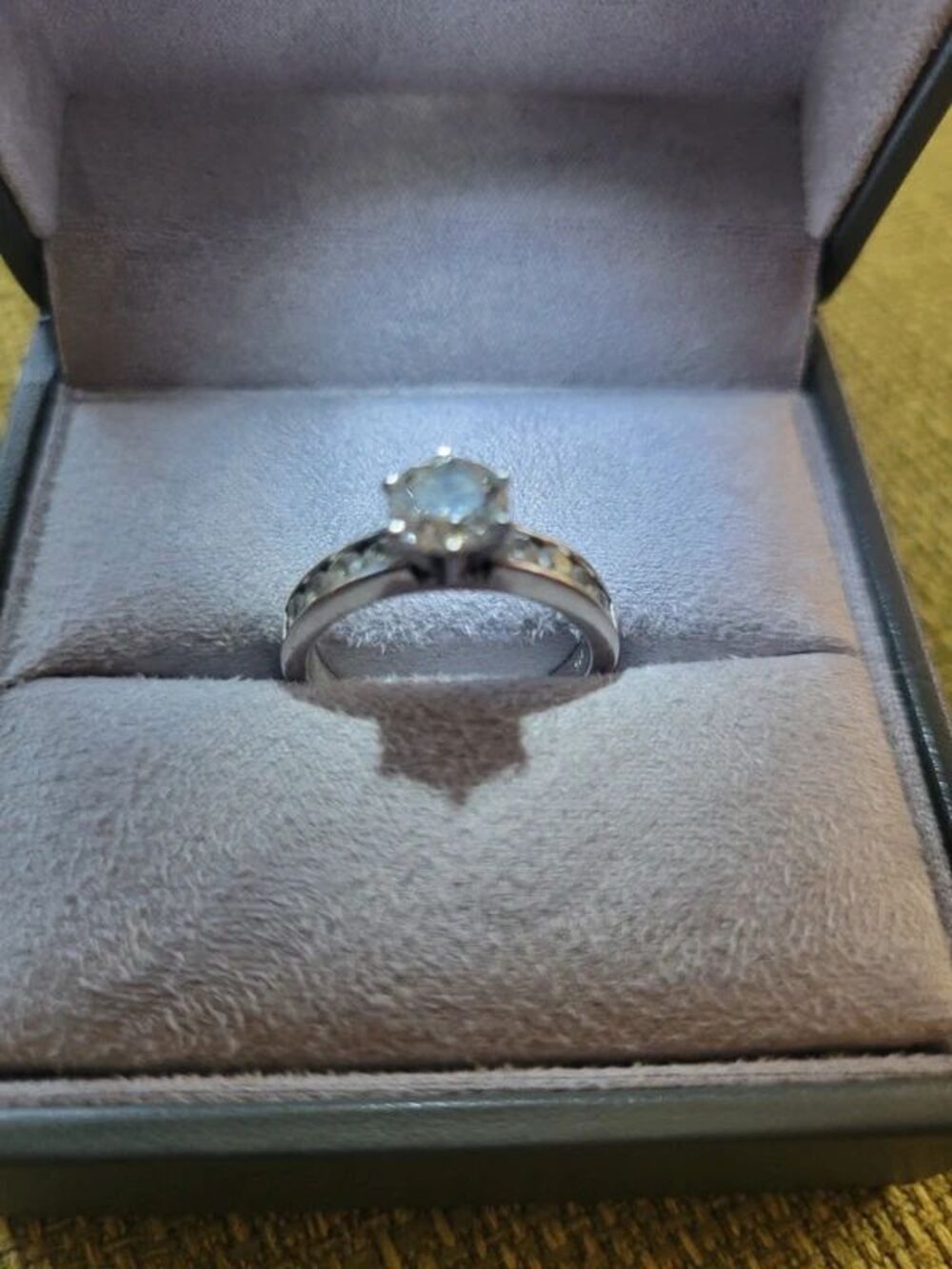Silpada Sterling Silver Ring With Cubic Zirconia Size 8 Classic Timeless